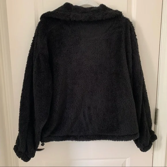 Free people big sky high neck pullover black Size Small and XS
